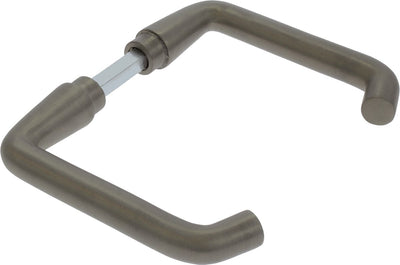 Starx deurklink zilver - deurbeslag - deurkruk coupe - aluminium f9