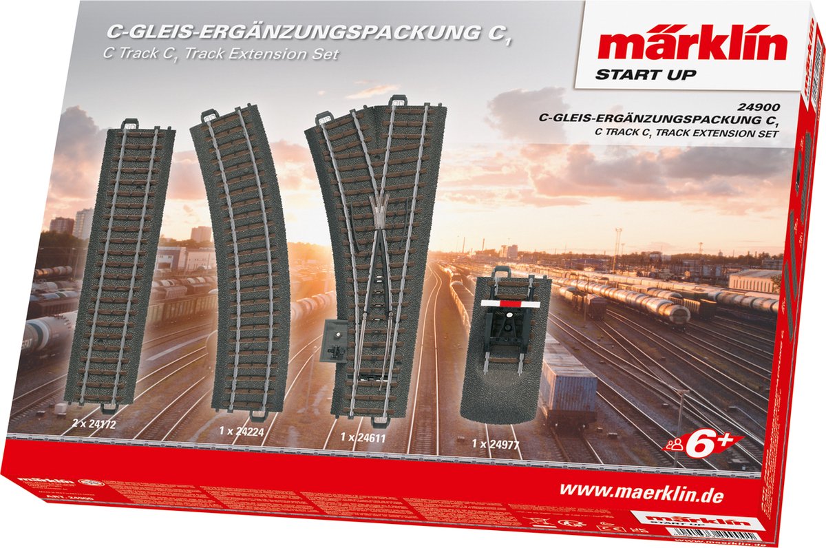 Märklin c-rail uitbreidingsset c1