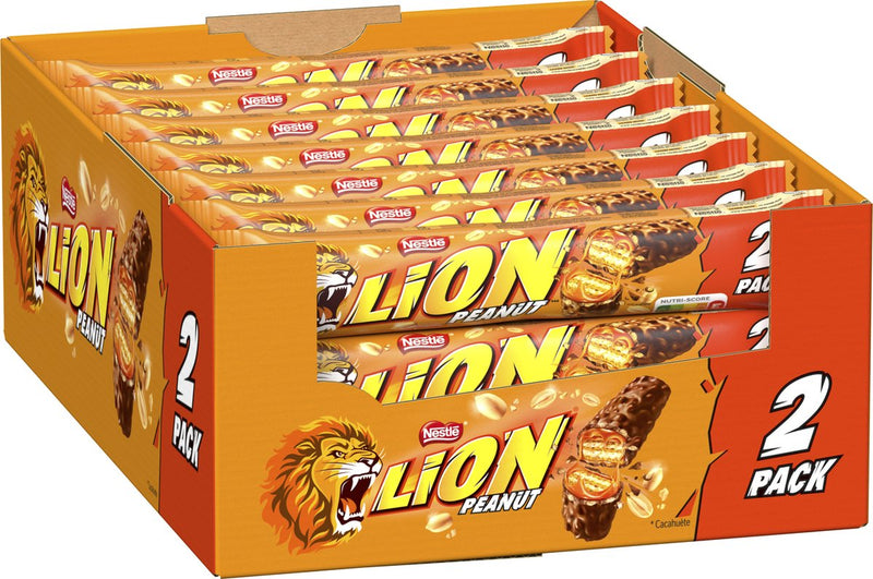 Lion nestlé peanut 2-pack (28x 62gr)