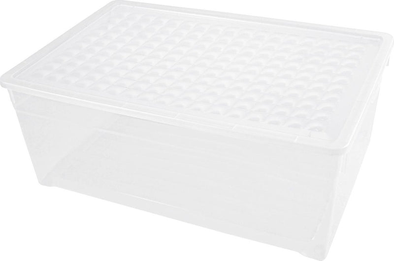 Curver textielbox - 45l - kunststof - transparant
