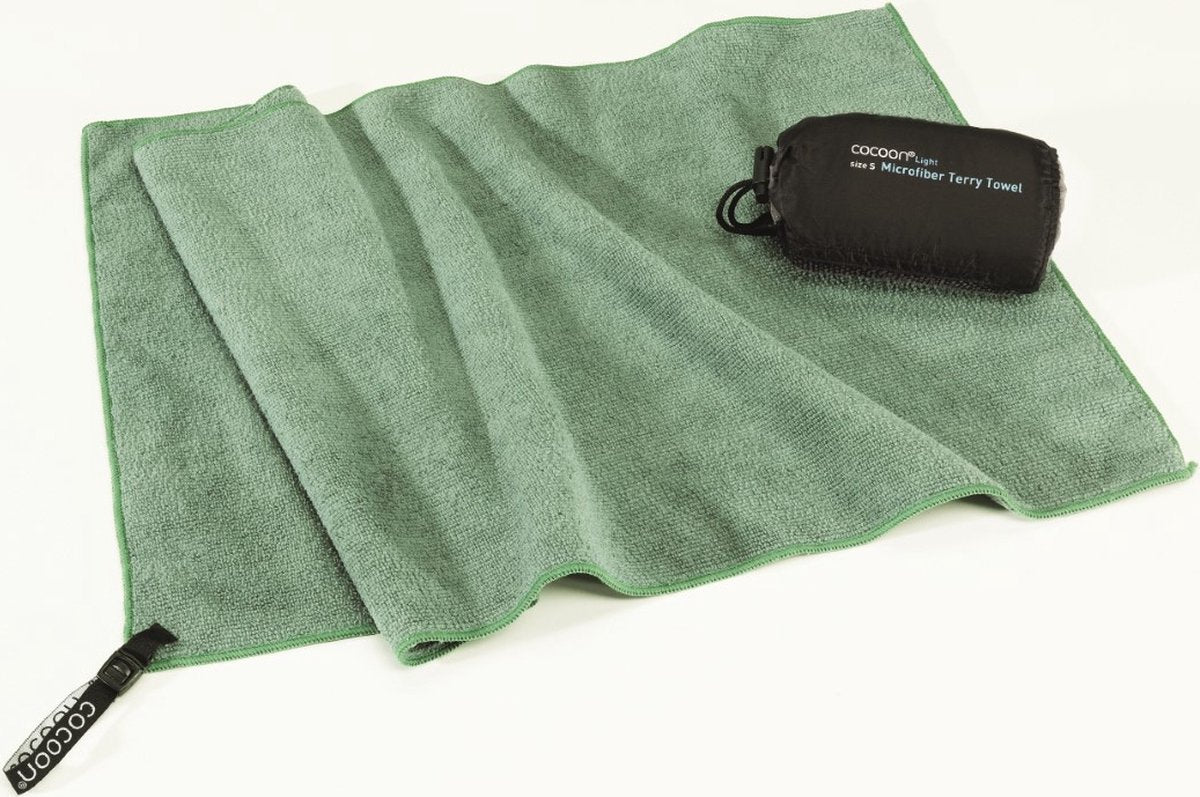 Cocoon terry towel light - medium - bamboo green