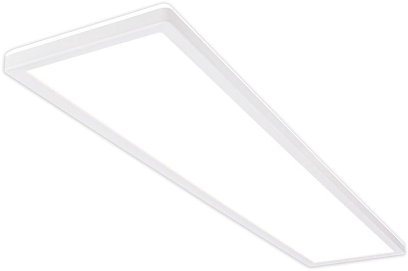 Briloner tava a - eek a led plafonniere - plafondlamp met achtergrondverlichting - met indirect licht - 4.000 k - 4.800 lm - 21w - 98cm - wit