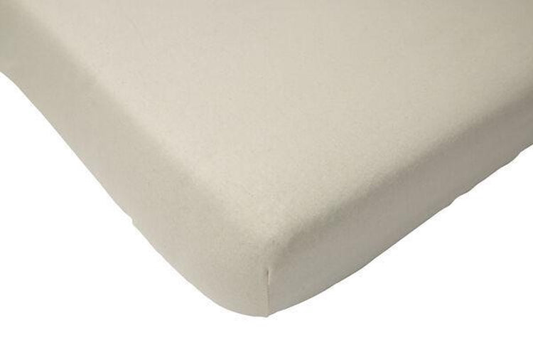 Jollein - baby hoeslaken wieg jersey (wit) - katoen - hoeslaken wieg - 50x90cm