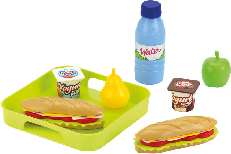 Écoiffier ecoiffier 100% chef sandwich set met dienblad