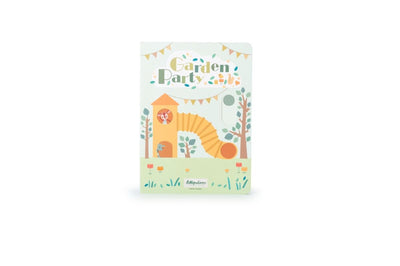 Lilliputiens - pop-up boek - tegenstellingen en tuinfeest