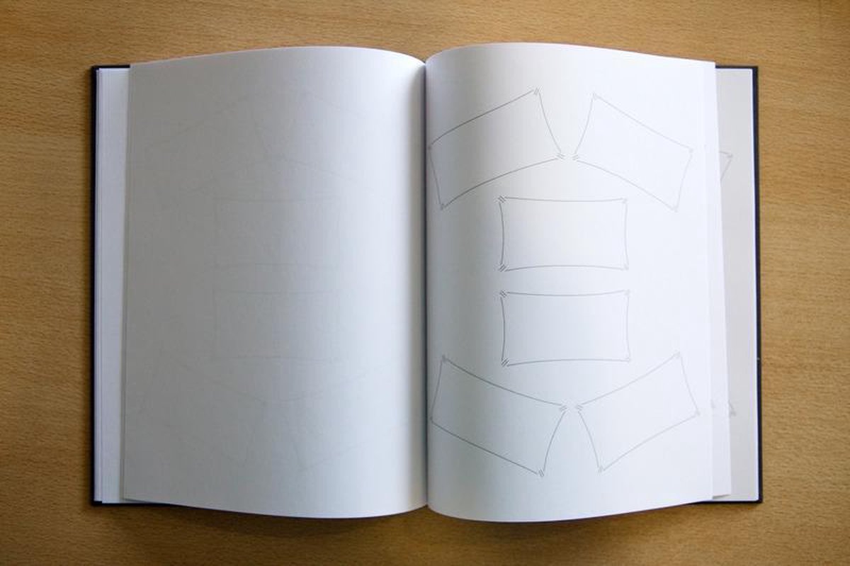 Kangaro receptiealbum - 26x21cm - vakverdeling - zwart -k-6620