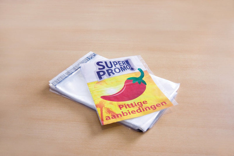 Raadhuis mail-envelop - 235x310mm - transparant - met plakstrip - 1000 stuks - rd-315030