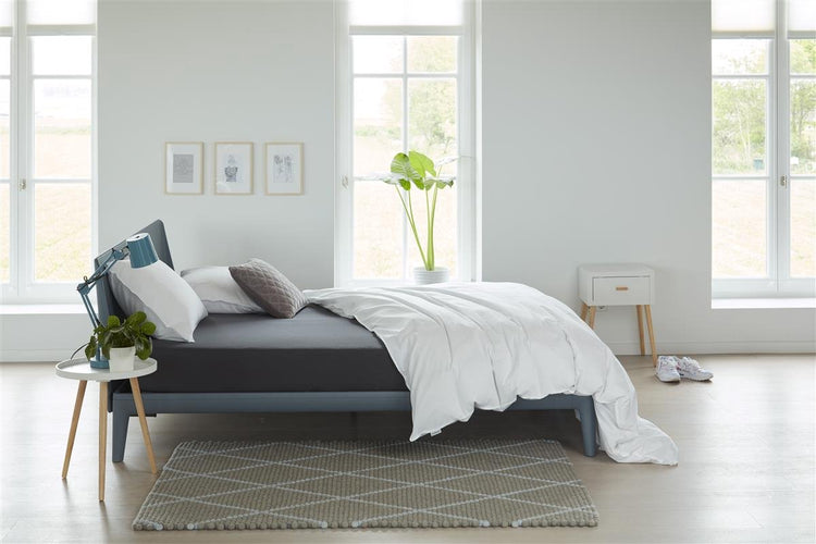 Beddinghouse - jersey - topper hoeslaken - 200x220 cm - antraciet
