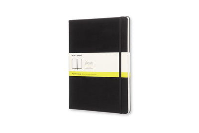 Moleskine classic notitieboek - extra large - hardcover - blanco - zwart
