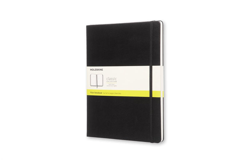 Moleskine classic notitieboek - extra large - hardcover - blanco - zwart