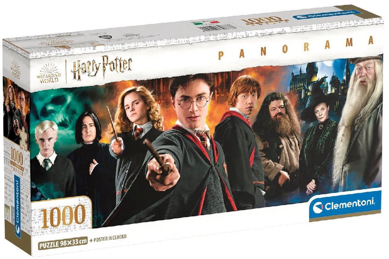 Clementoni - puzzel - 1000 stukjes - harry potter - puzzel voor volwassenen - panorama