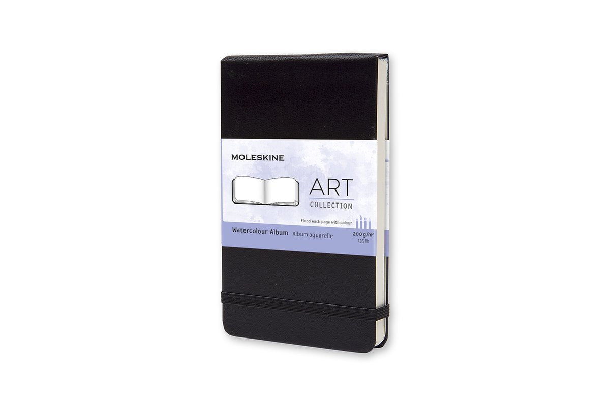 Moleskine art aquarel album - pocket - hardcover - zwart