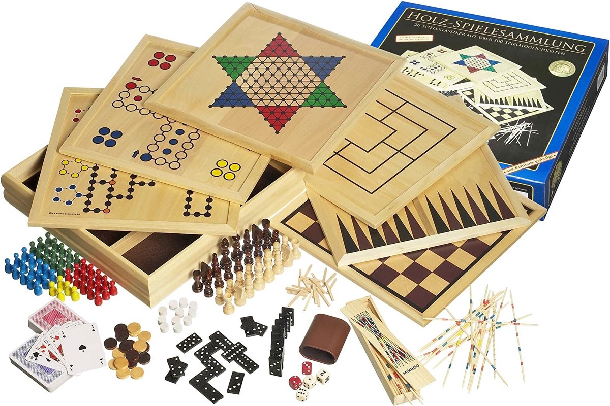 Philos houten spellen verzameling, 100