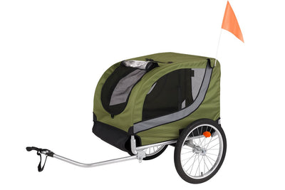 Flamingo fietskar tybalt – groen, 76 × 57 × 65,5 cm | geschikt voor fiets e-bike