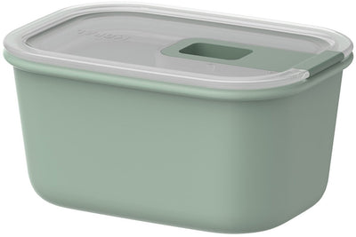 Mepal vershouddoos easyclip - 450 ml - vershoudbakjes met schuifsluiting - geschikt voor magnetron. stoomoven. koelkast en vriezer - nordic sage