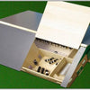 Kids globe ligboxenstal hout met melkunit 1:32