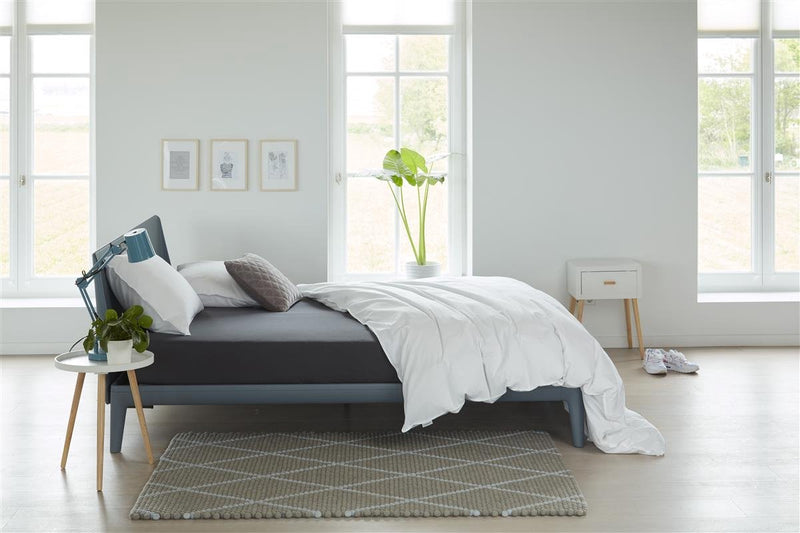 Beddinghouse - jersey - topper hoeslaken - 200x220 cm - antraciet