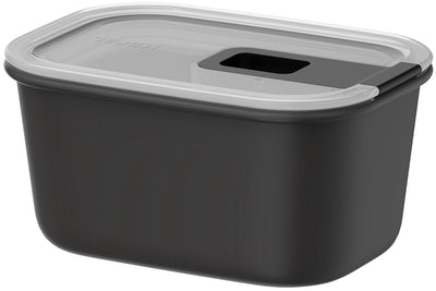 Mepal vershouddoos easyclip - 450 ml - vershoudbakjes met schuifsluiting - geschikt voor magnetron. stoomoven. koelkast en vriezer - nordic black