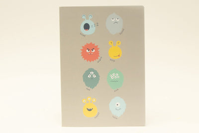 Ancor schrift b'log play me monsters a5 lijn 48 vel 90 grams pp cover - an-128093