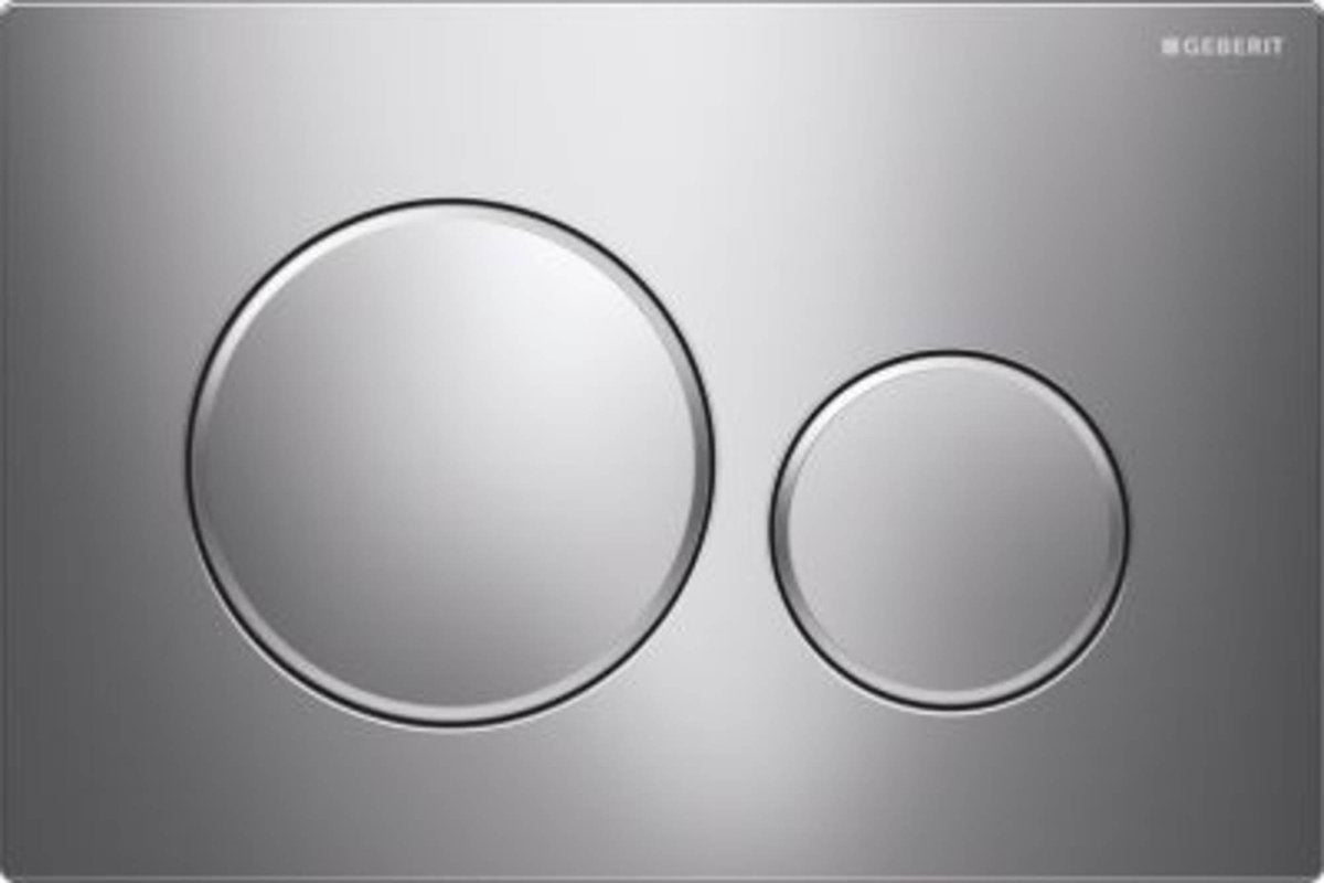 Geberit sigma 20 bedieningspaneel - chroom