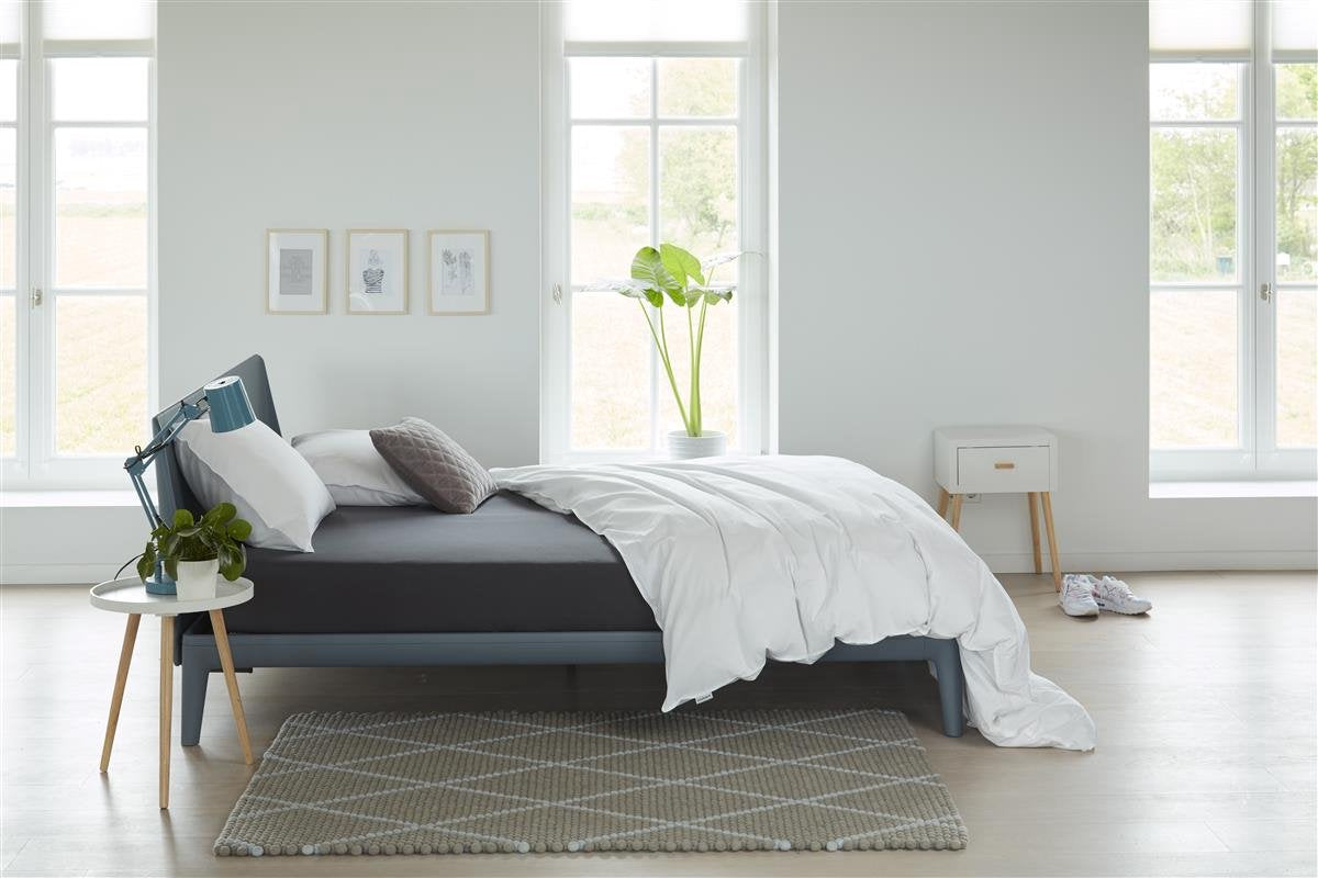 Beddinghouse - jersey - split-topper - hoeslaken - 140x220 cm - antraciet