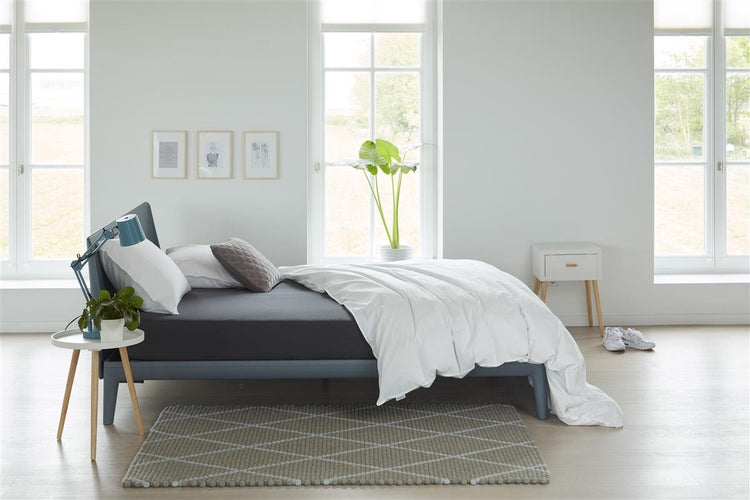 Beddinghouse - jersey - split-topper - hoeslaken - 140x220 cm - antraciet