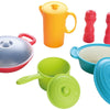 Playgo kunststof pannen en potten keukenspeelset - 10dlg.