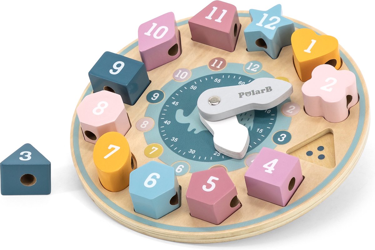 Polarb ® puzzel klok