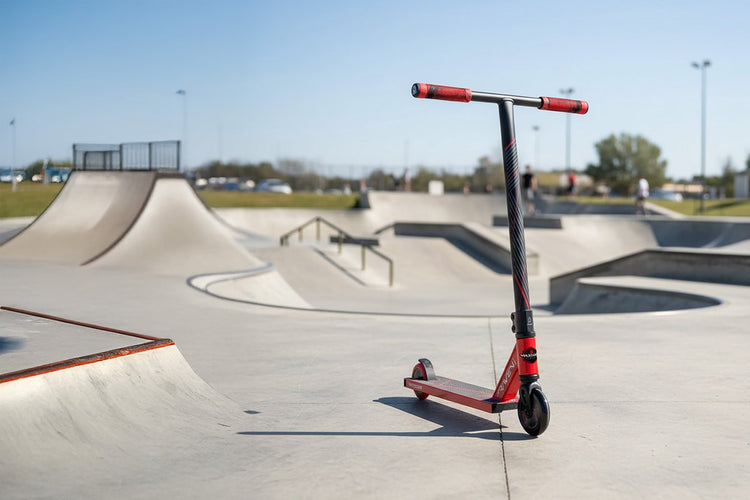 Madd gear stuntstep - mg1 rood - vanaf 5 jaar of 110 cm - ultralicht pro deck - 100mm wielen - perfect voor de beginner