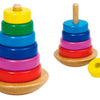 Goki stapeltoren h12cm, 8-delig, in hout, 2+