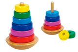 Goki stapeltoren h12cm, 8-delig, in hout, 2+ - afbeelding 1