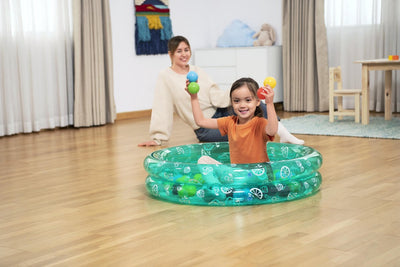 Bestway ® splash play opblaasbaar ballenbak speelbad met 50 speelballen