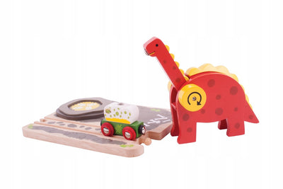 Bigjigs houten dino kraan