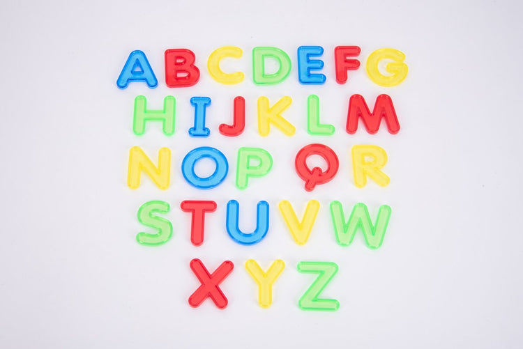 Tickit® doorschijnende letters hoofdletters.