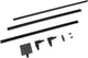 Lucide track starterset - 1-fase railsysteem railverlichting - 2 meter - zwart