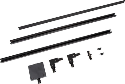 Lucide track starterset - 1-fase railsysteem railverlichting - 2 meter - zwart