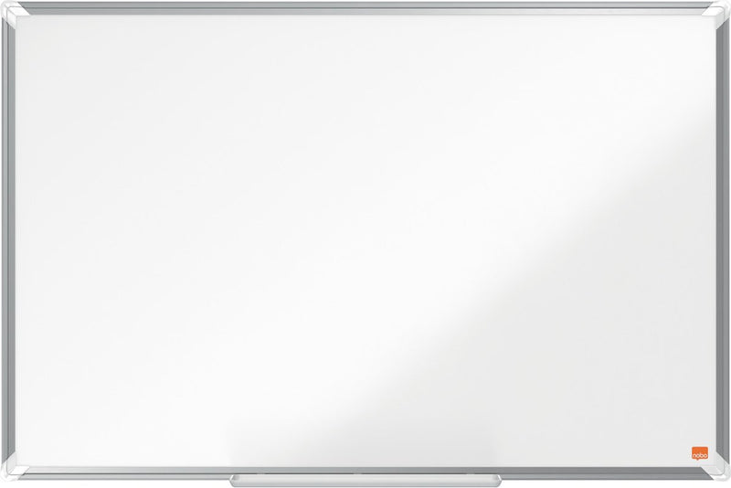 Nobo premium plus magnetisch whiteboard emaille - met pennengoot - inclusief whiteboard marker - 900x600mm