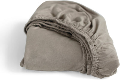 Cinderella - hoeslaken (tot 35 cm) - jersey - 180x200 cm 210 cm - taupe