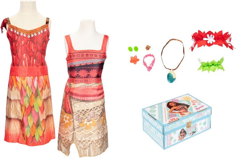 Disguise disney prinses moana aankleden kofferbak
