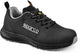 Sparco werkschoenen s3s - traction asan - zwart zilver — black — 38