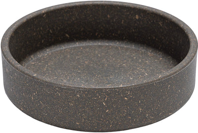 Designed by lotte eetbak noor - voerbak - drinkbak - kat - bamboe - grijs - 12 cm