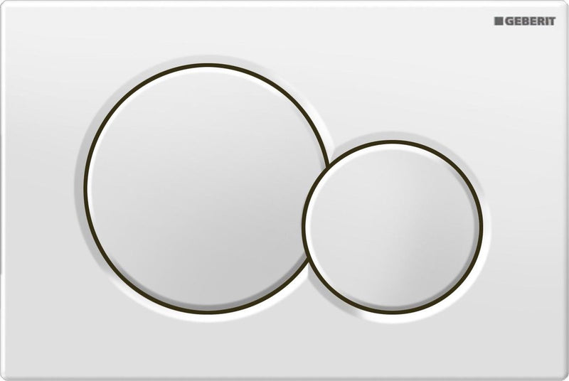 Geberit sigma 01 bedieningspaneel - wit