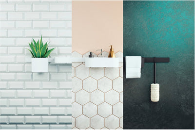 Hansgrohe wallstoris handdoekrail - 58.1x3.9x8.1cm - mat zwart