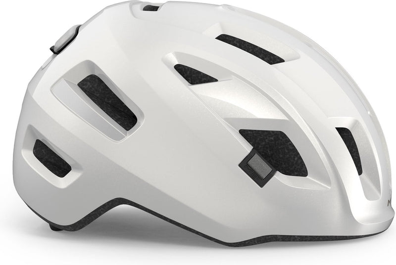 Met e-mob fietshelm mannen vrouwen - fietshelm e bike volwassenen - maat m (56-58cm) - nta8776 - white