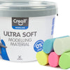 Creall boetseerpasta | pot van 1 | 10 kg met geassorteerde kleuren