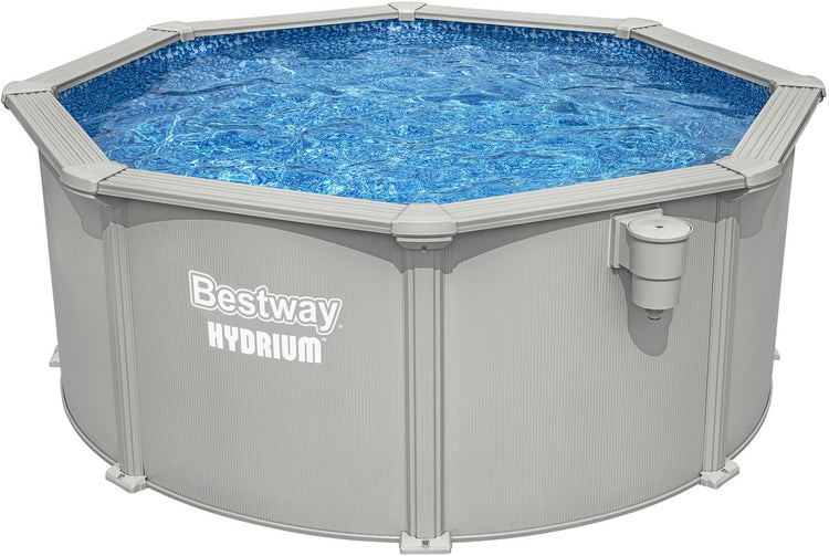 Bestway hydrium bestway® hydrium™ 3,05 m x 1,22 m ronde bovengrondse zwembad set met stalen wanden