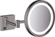 Hansgrohe addstoris make-up spiegel led 1x vergr. brushed black chroom
