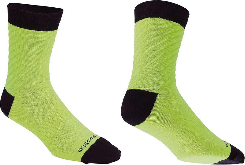 Bbb cycling thermofeet fietssokken winter - thermo fiets sokken - neon geel - fietssokken heren en dames - maat 44 47 - bso-17