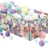 Creativ company pom-poms pastelkleuren, 400gr.