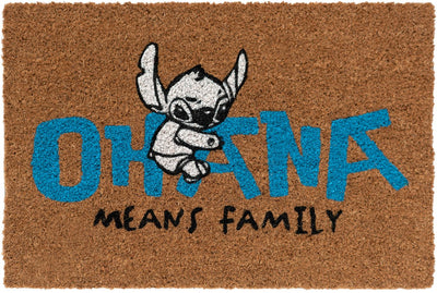 Disney - lilo stitch - deurmat - welkomstmat - ohana means family
